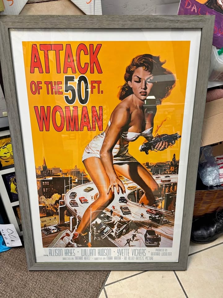 Attack of the 50 Foot Woman Framed Poster Print