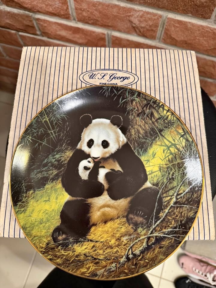 W.S. George "The Panda" Collector Plate