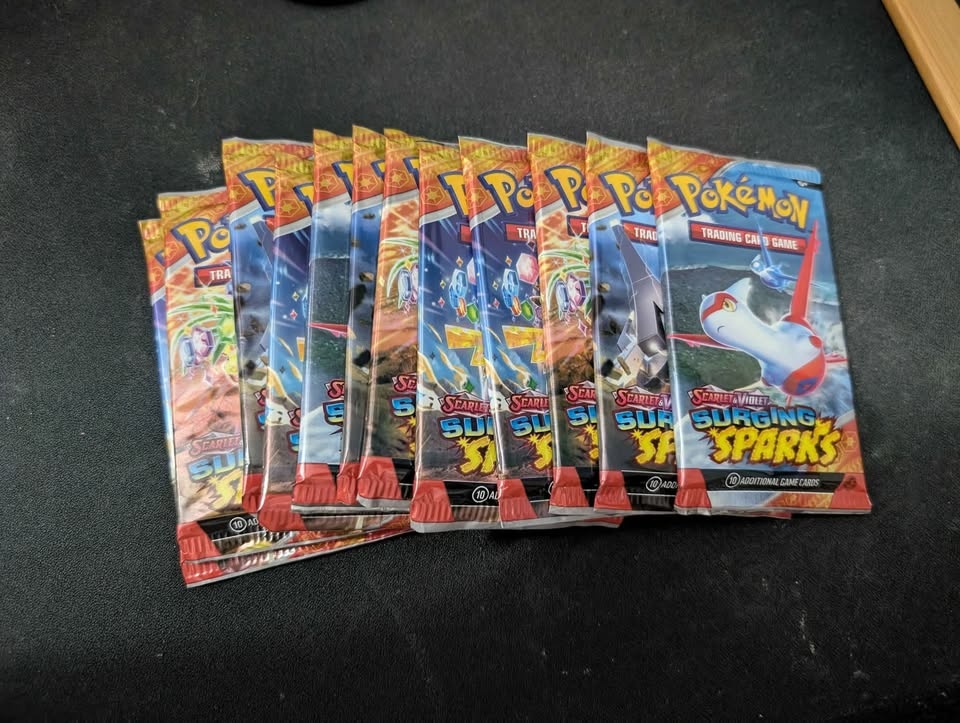Surging sparks pokemon packs