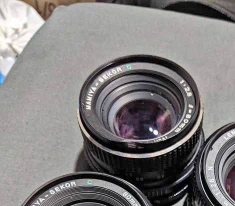 Mamiya 645 80mm f2.8 Lens with Bent Filter