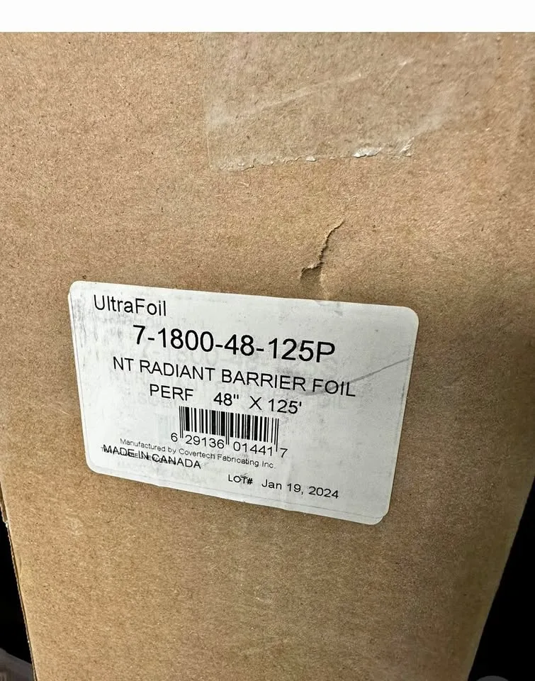 1800 UltraFoil - NT RADIANT BARRIER FOIL thumbnail