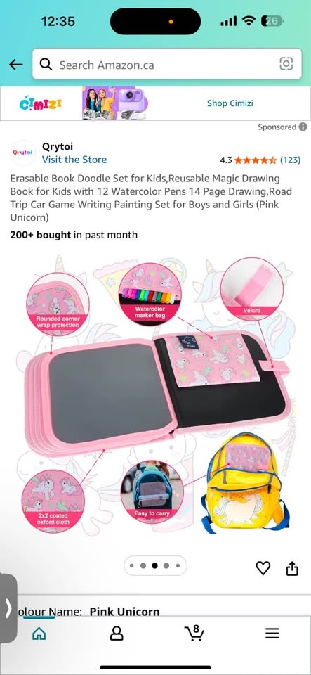 Erasable Book Doodle/ Reusable Magic Drawing Book for Kids - photo 2