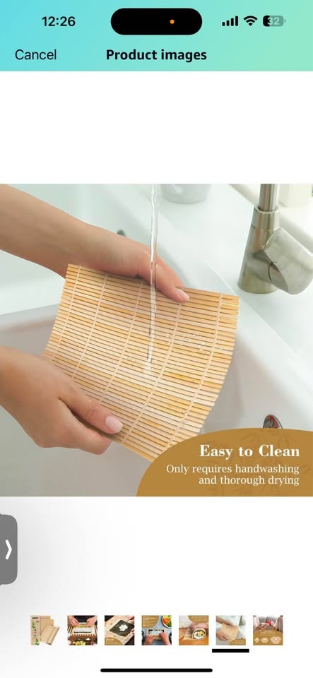 3 packs Bamboo sushi mat - photo 3