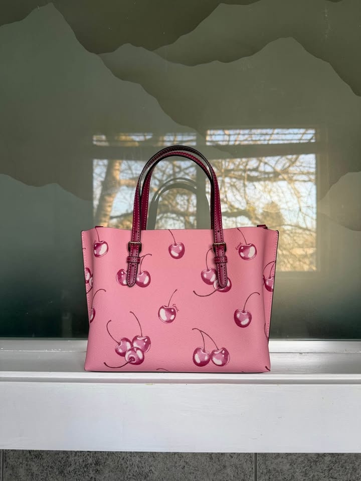 Coach Mollie Tote Bag 25 Cherry Pink - photo 2
