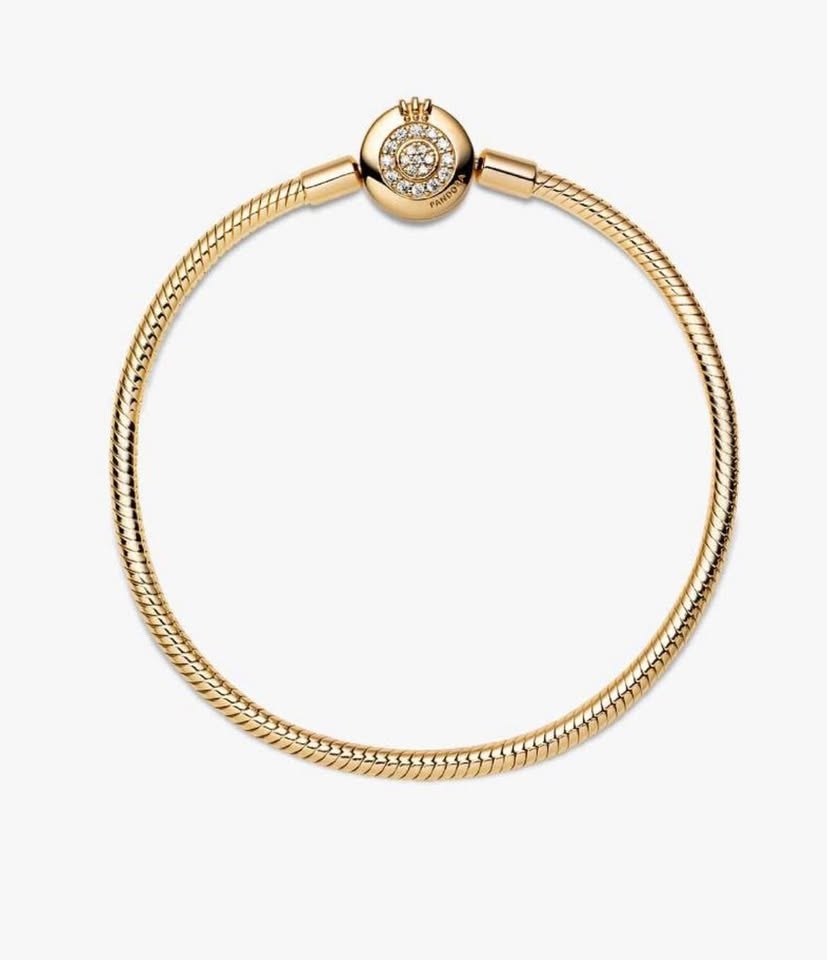Gold Pandora Charm Bracelet - photo 3