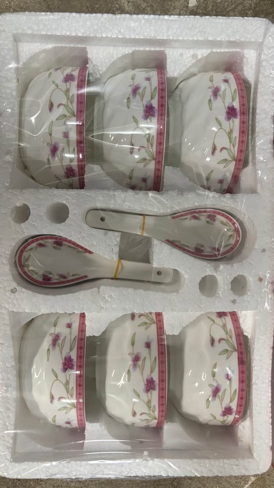 Porcelain Bowl & Spoon Set - photo 3