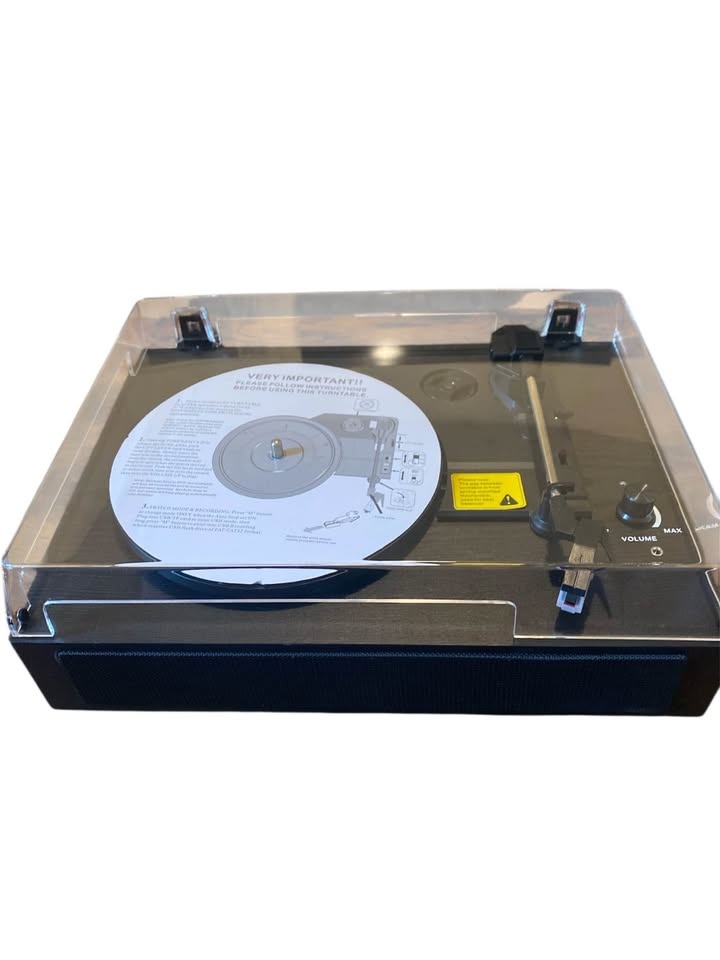 Bluetooth Turntable with Built-in Speakers - photo 2