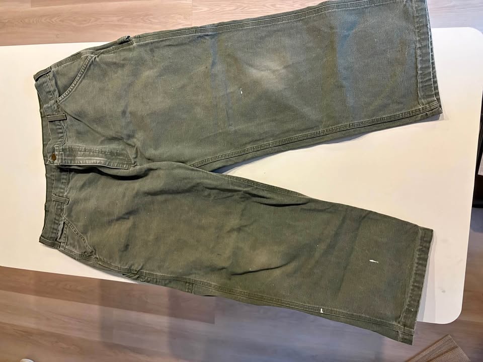 Vintage Carhartt Green Carpenter Pants