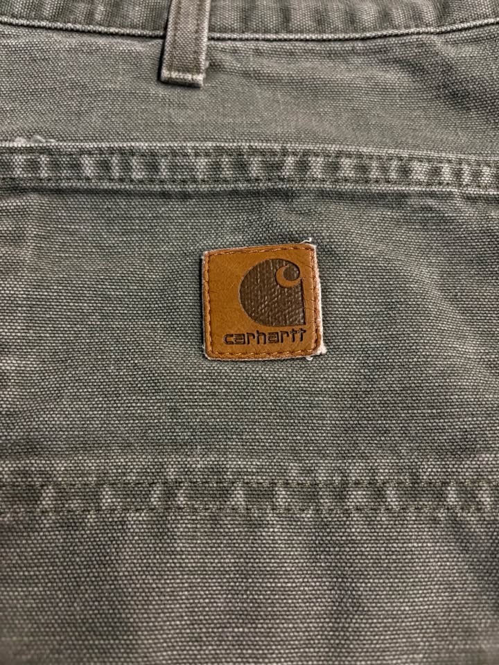 Vintage Carhartt Green Carpenter Pants - photo 3
