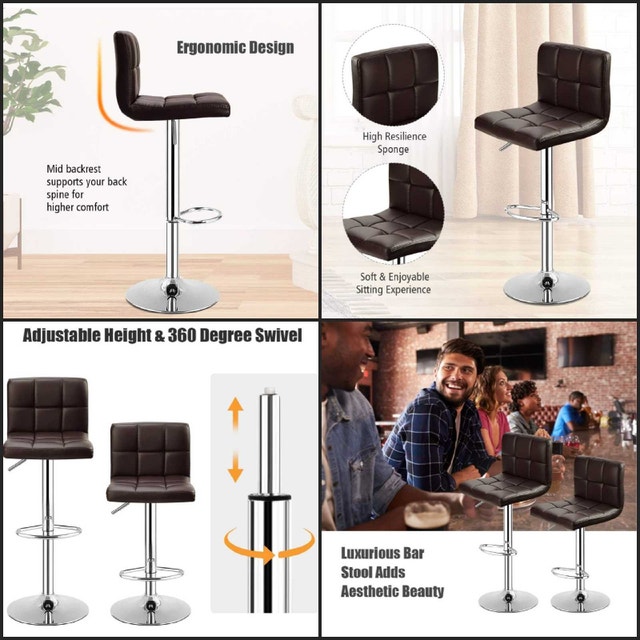 COSTWAY Bar Stools (Set of 2) - photo 2