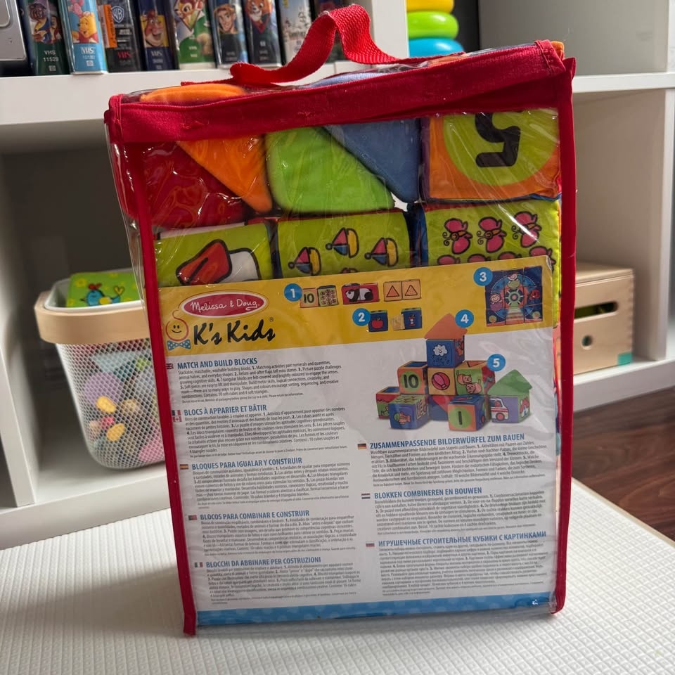 NEW Melissa & Doug K’s Kids Soft Baby Blocks (14 pcs) - photo 2