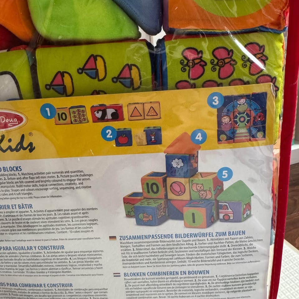NEW Melissa & Doug K’s Kids Soft Baby Blocks (14 pcs) - photo 4