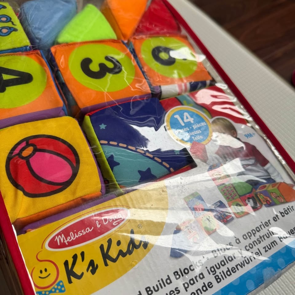 NEW Melissa & Doug K’s Kids Soft Baby Blocks (14 pcs) - photo 5
