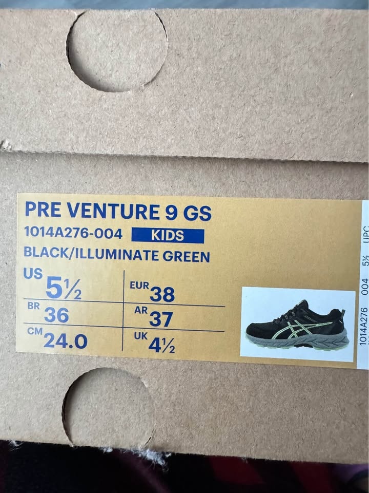 ASICS Pre-Venture 9 Youth Running Shoes Size 5.5 (24cm) - photo 2