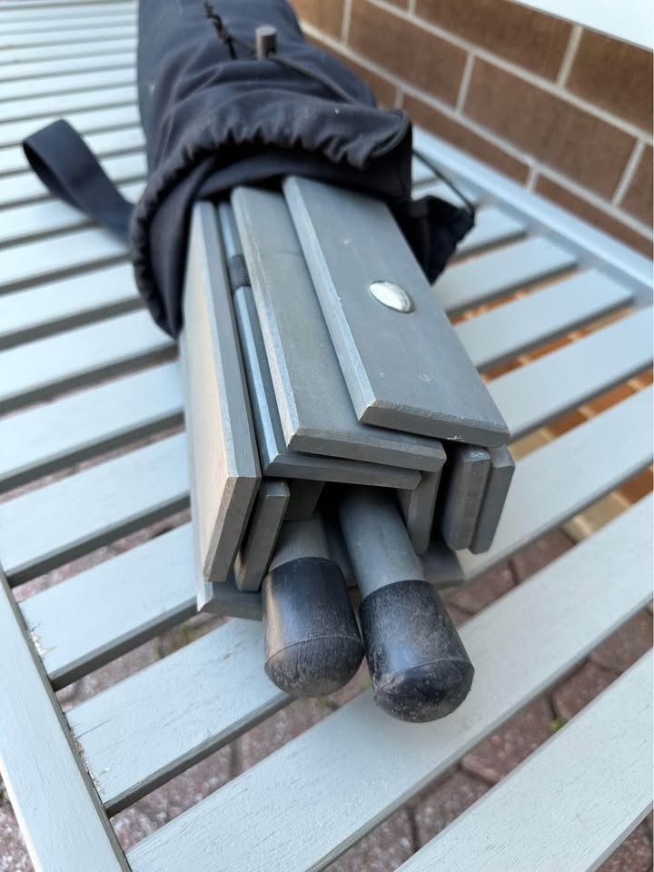 Crate and Barrel Outdoor Table In A Bag - Grey - photo 3