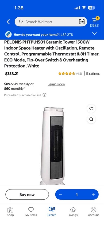 Pelonis Tower Space Heater - photo 4