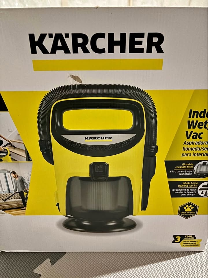 Kärcher Indoor Wet & Dry Vacuum – Powerful & Compact