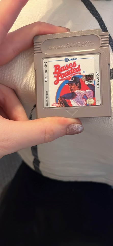 Bases Loaded Nintendo Gameboy Cartridge
