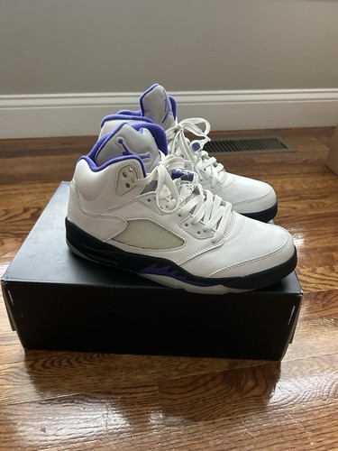 Jordan 5 Concords (Black, Purple, White) - photo 4