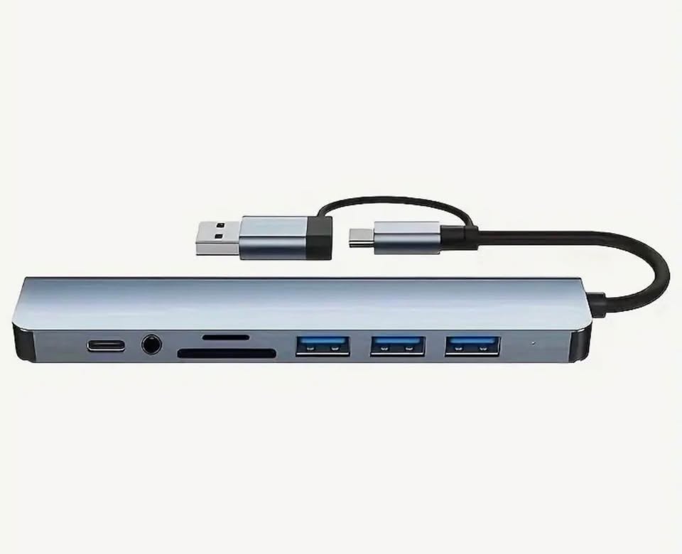 8-in-1 USB Hub with Card Reader - photo 4