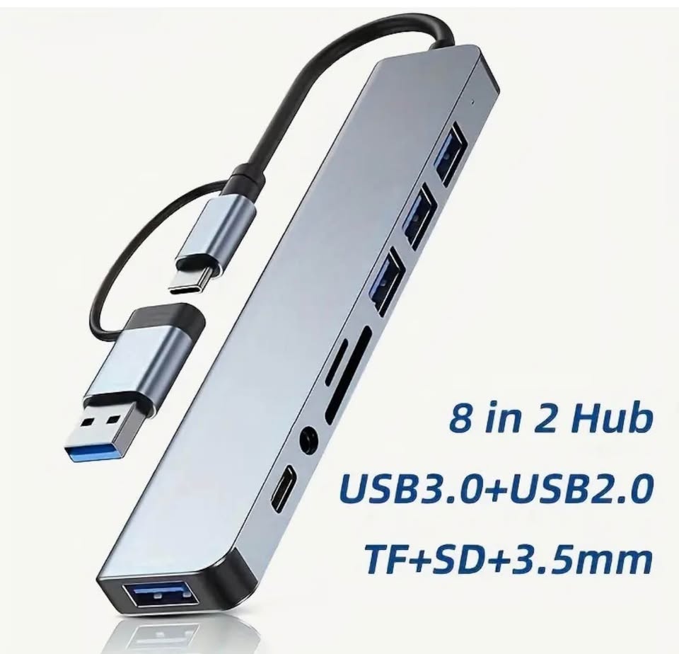 8-in-1 USB Hub with Card Reader - photo 5
