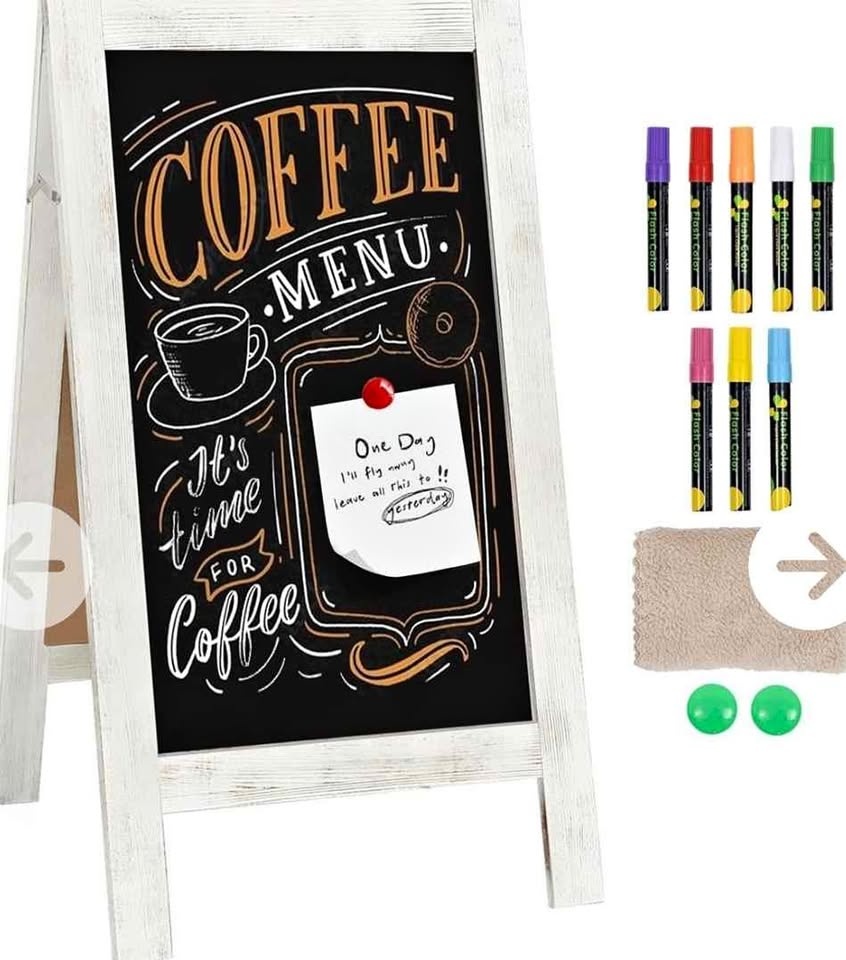 Magnetic Restaurant Wedding Chalkboard Sign