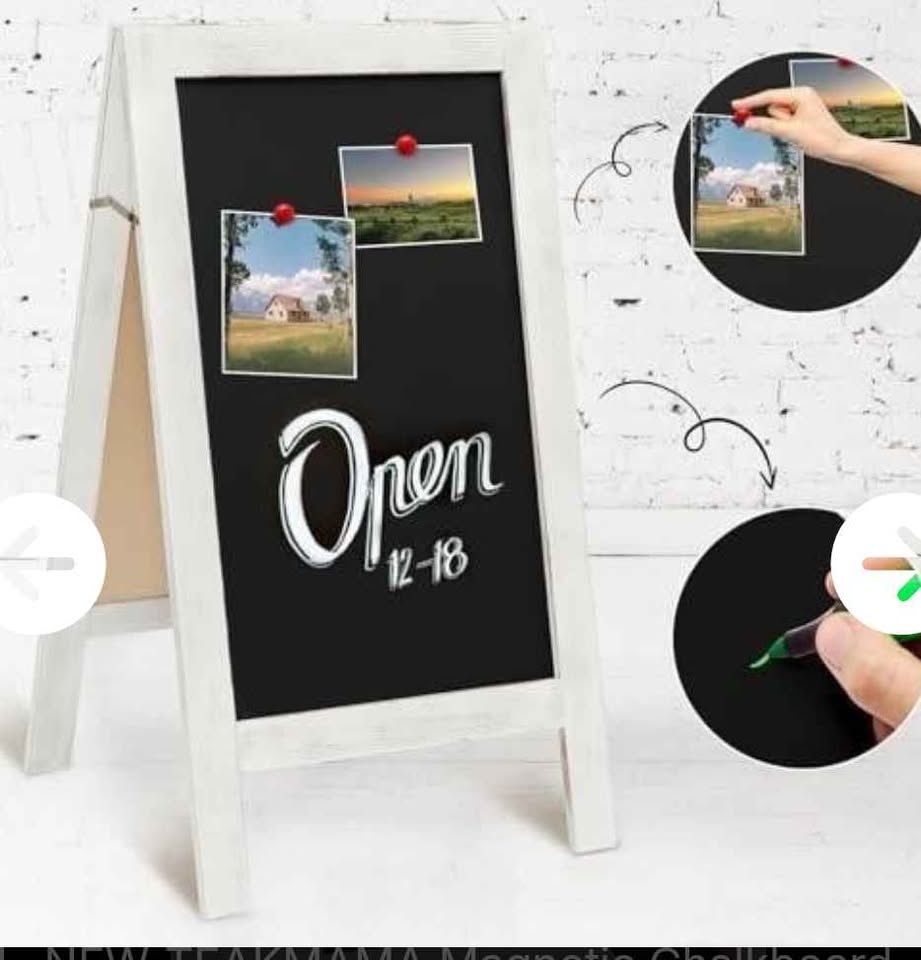Magnetic Restaurant Wedding Chalkboard Sign - photo 3