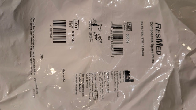 ResMed S9 Standard Filters – 12-Pack (36852) – Brand New