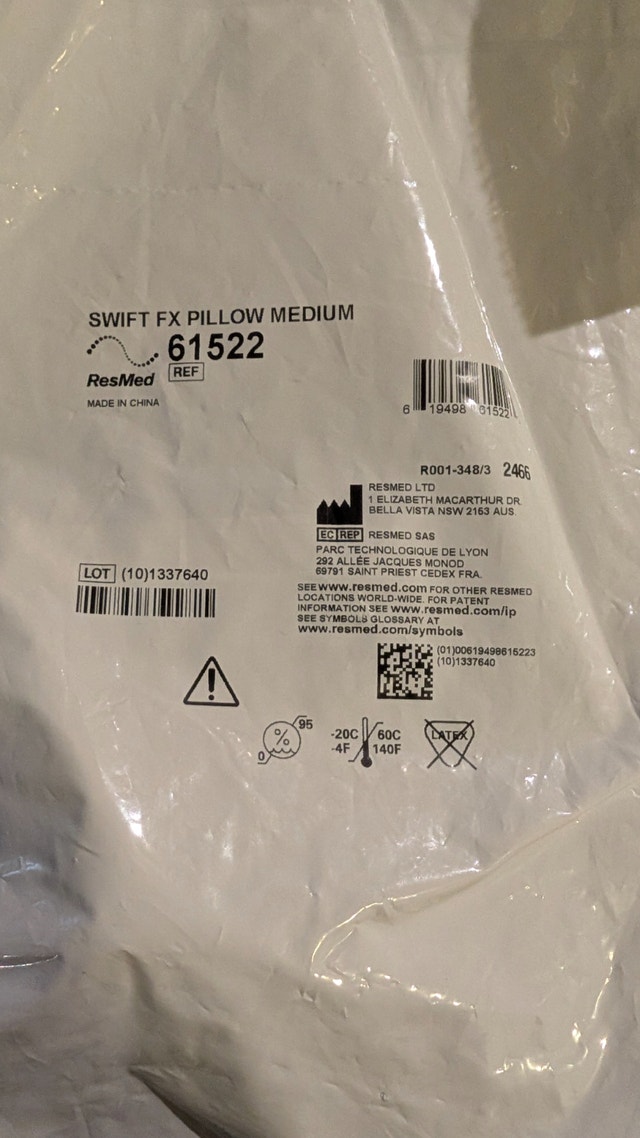 ResMed Swift FX Bella Headgear Assembly – Gray (61582)