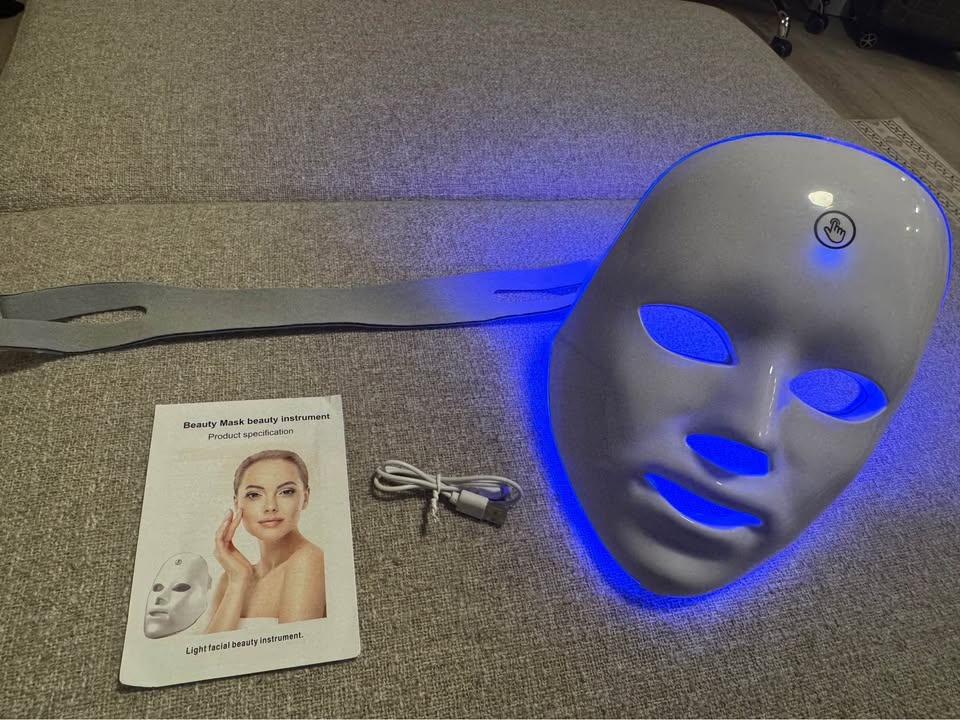 7-Color LED Facial Mask – Light Therapy Beauty Mask - photo 2