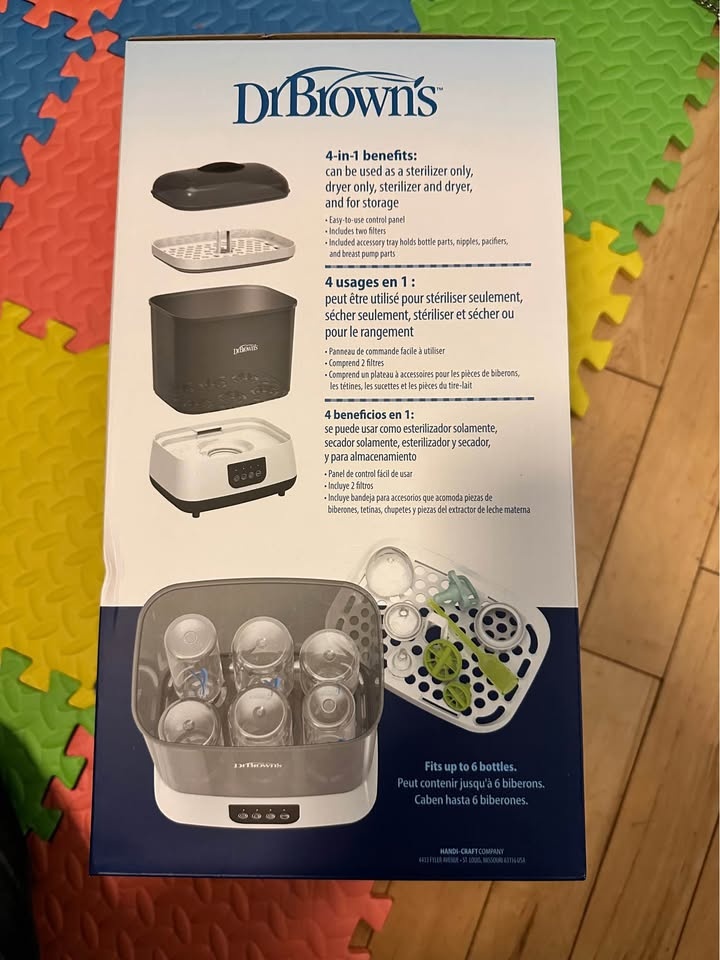 Dr. Brown's All-In-One Bottle Sterilizer and Dryer - photo 3