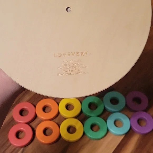 Lovevery Flexible Wooden Stacker Rainbow Multicolored - photo 3