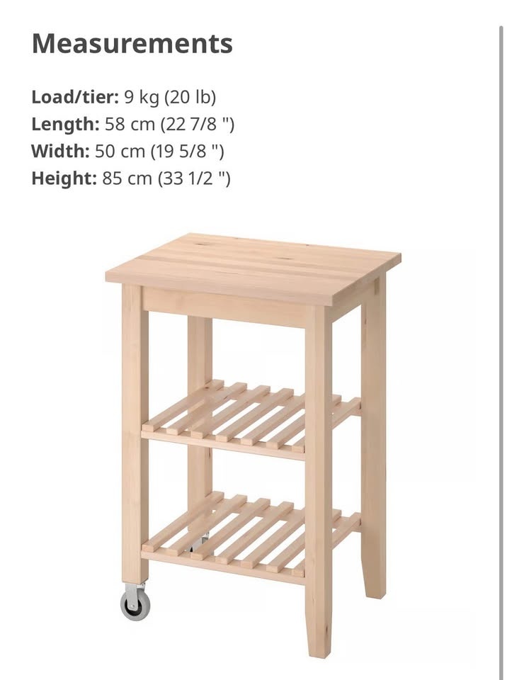 BEKVAM Kitchen cart ikea - photo 4