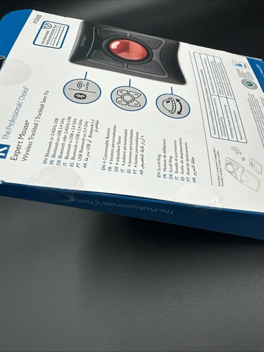 Kensington Expert Mouse Optical Trackball Wireless Black New - photo 3