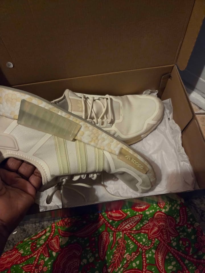 Adidas NMD_R1 Men’s Sneakers – Size 13 / Off White – Worn Once - photo 5