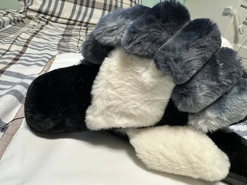 Women's Multicolor Faux Fur Slide Slippers