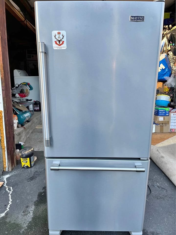 Maytag Refrigerator with bottom freezer. OPEN TO NEGOTIATE!