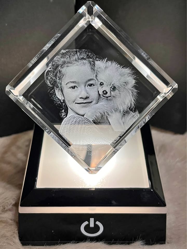 Personalized Crystal Cut Corner Diamond (READ DESCRIPTION)