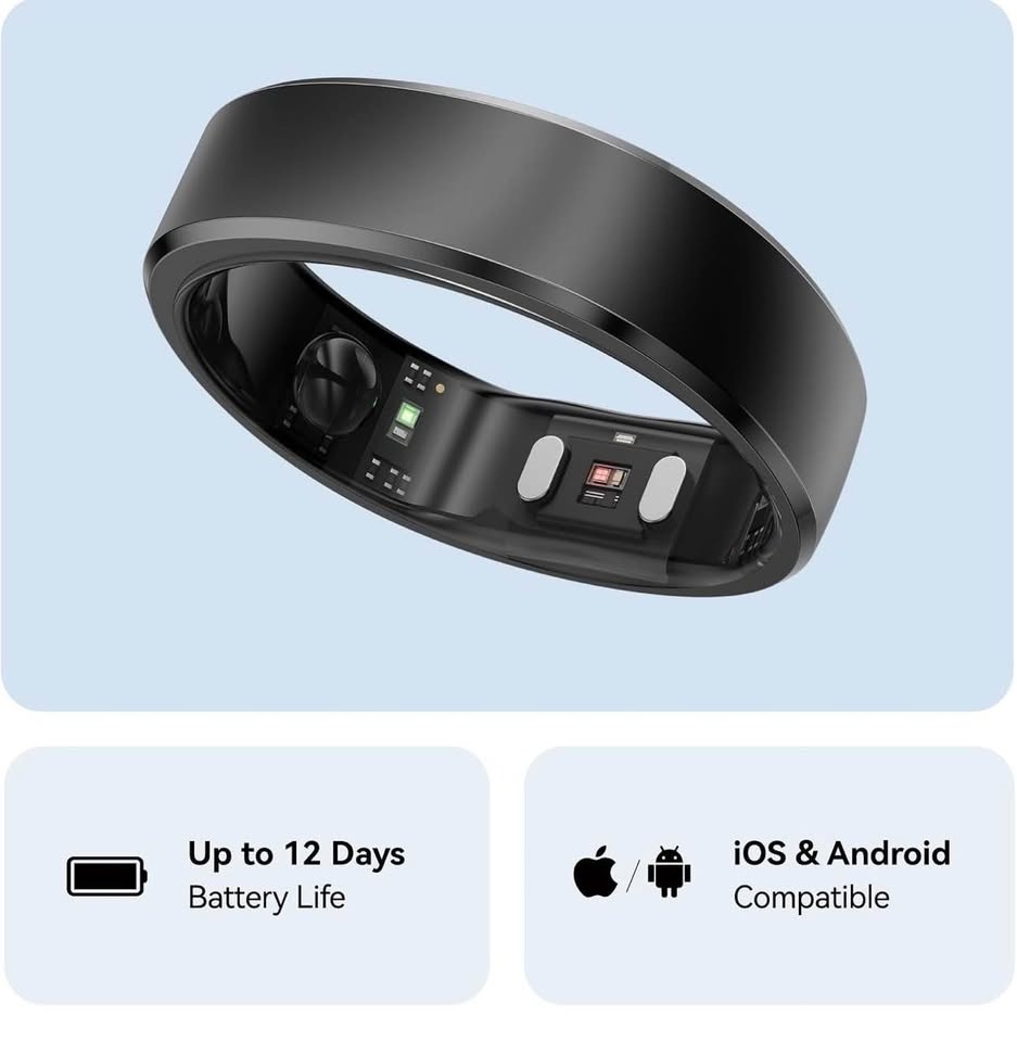 RingConn Gen 2 Smart Ring – 12-Day Battery, Stress & Sleep Track - photo 5