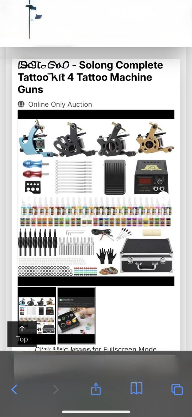 Solong Tattoo Kit with 4 Guns