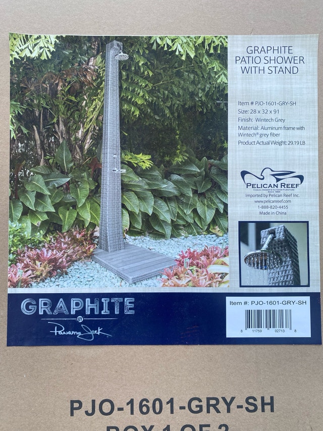 Panama Jack Graphite Patio Shower
