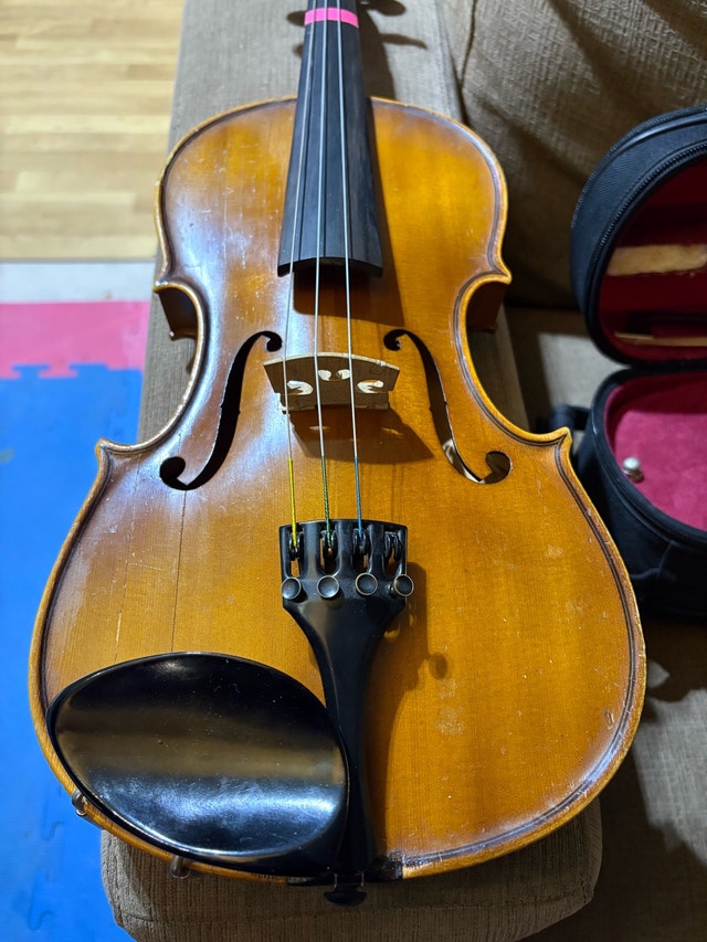 Violin with case made in Hungary - photo 3