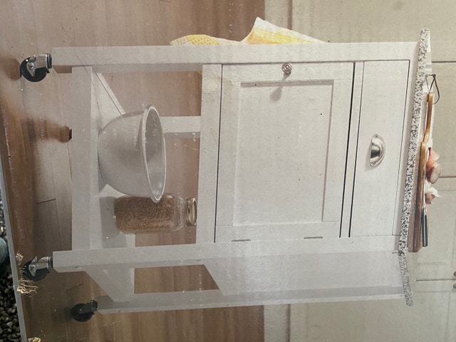 Canvas Perth Kitchen Cart with Granite Top