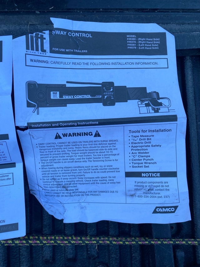 Eaz-Lift Elite Weight Distribution Hitch TR3