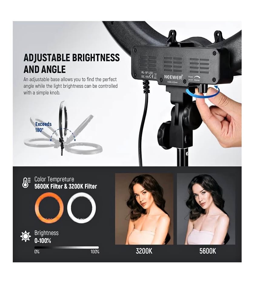 Neewer 18” LED Ring Light
