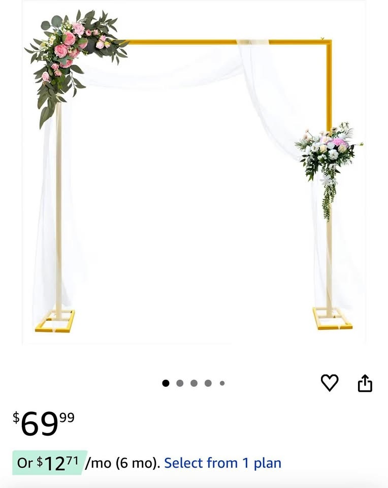 Metal backdrop stand