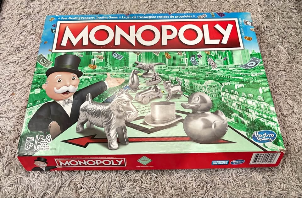 Monopoly Board Game - Only used once