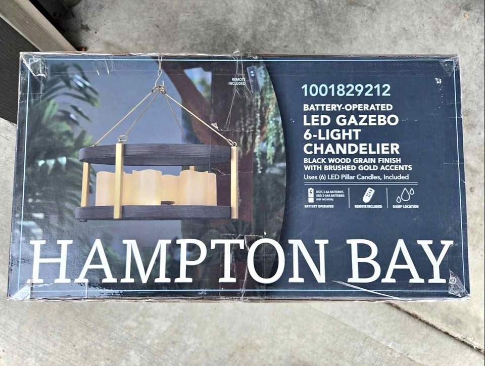 Hampton Bay LED Outdoor Gazebo Chandelier