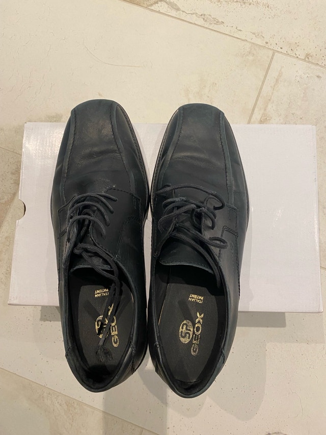 Geox Black Dress Shoes - Men's Size 41