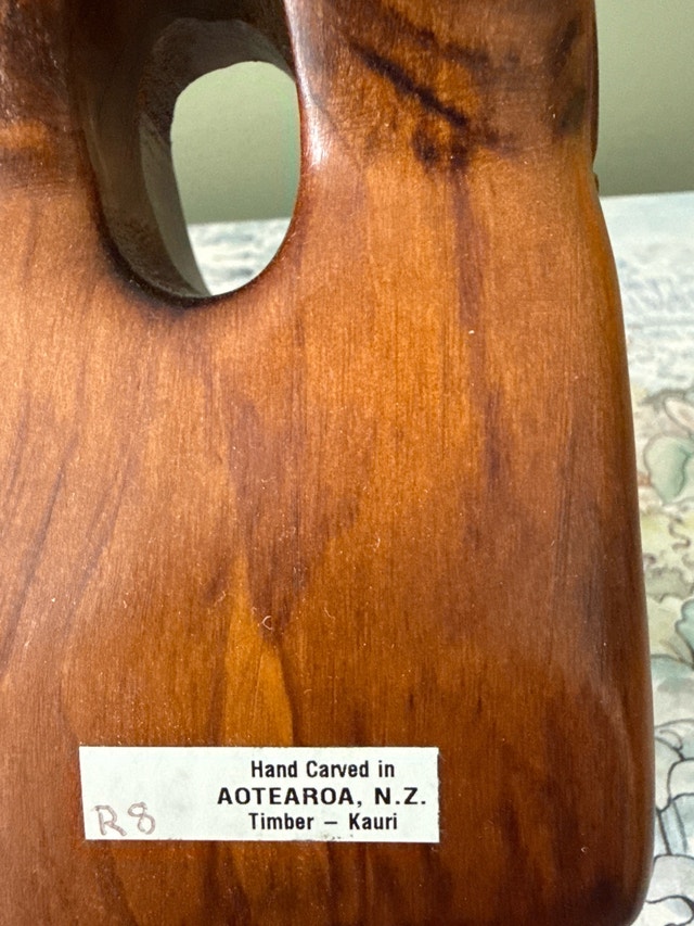Hand Carved Maori Statue - photo 3
